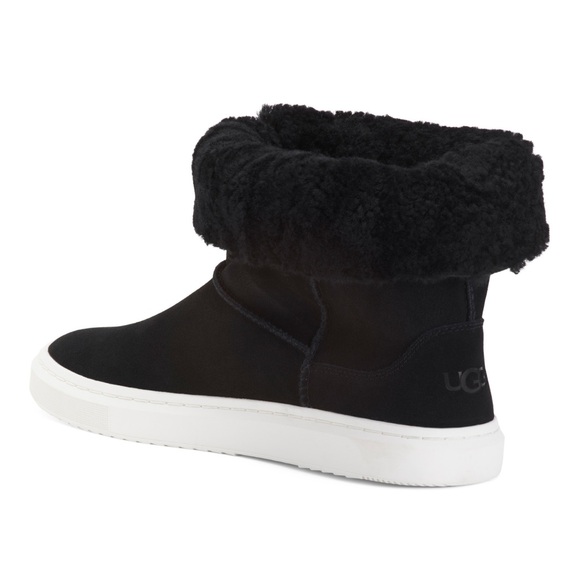 UGG Suede Chestnut Alameda Cuffable Boots - Picture 2 of 3